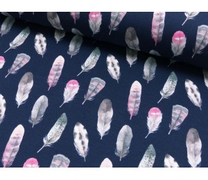 Jersey - Federn dunkelblau